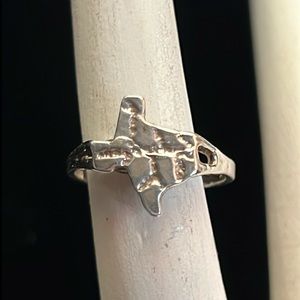 State of Texas Vintage Sterling Silver 925 Ring size 5.5